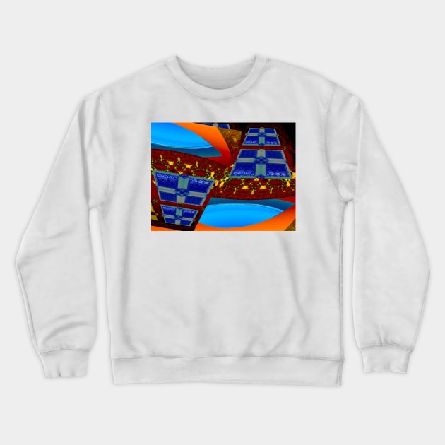 Mystic Pizza Flying Carpets Crewneck Sweatshirt by barrowda